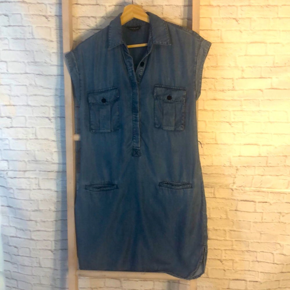 Bebe chambray dress (belt missing)